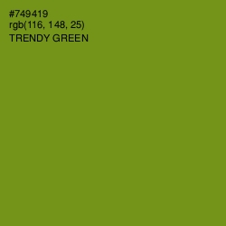 #749419 - Trendy Green Color Image