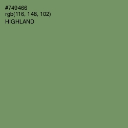 #749466 - Highland Color Image