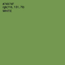#74974F - Glade Green Color Image