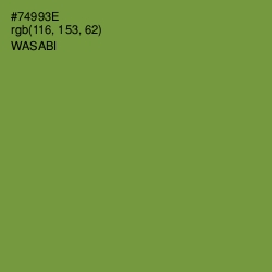 #74993E - Wasabi Color Image