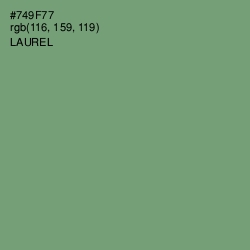 #749F77 - Laurel Color Image