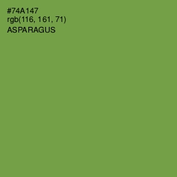 #74A147 - Asparagus Color Image