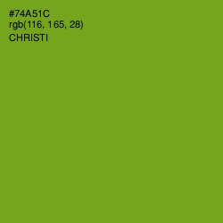 #74A51C - Christi Color Image