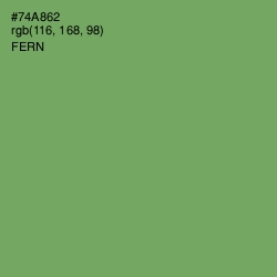 #74A862 - Fern Color Image