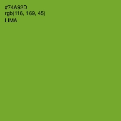 #74A92D - Lima Color Image