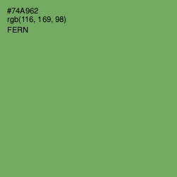 #74A962 - Fern Color Image