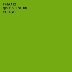 #74AA12 - Christi Color Image