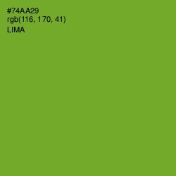 #74AA29 - Lima Color Image