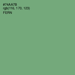 #74AA7B - Fern Color Image