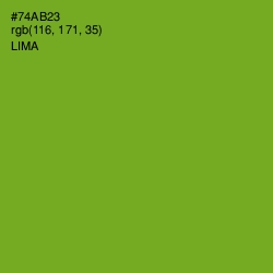 #74AB23 - Lima Color Image