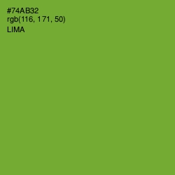 #74AB32 - Lima Color Image