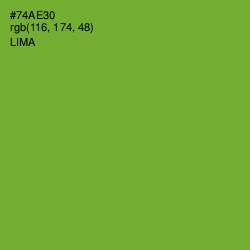 #74AE30 - Lima Color Image