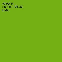 #74AF14 - Lima Color Image