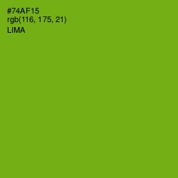 #74AF15 - Lima Color Image