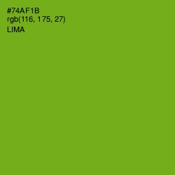 #74AF1B - Lima Color Image