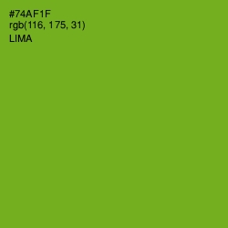 #74AF1F - Lima Color Image