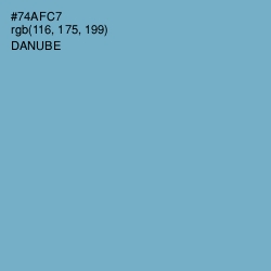 #74AFC7 - Danube Color Image