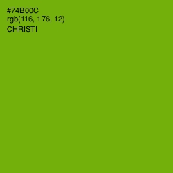 #74B00C - Christi Color Image