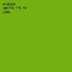 #74B00F - Lima Color Image