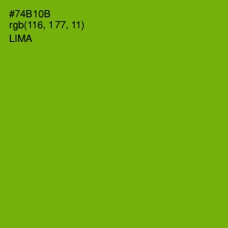 #74B10B - Lima Color Image