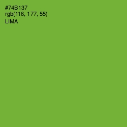 #74B137 - Lima Color Image