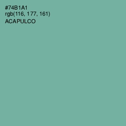 #74B1A1 - Acapulco Color Image