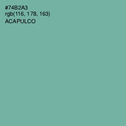 #74B2A3 - Acapulco Color Image