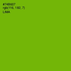 #74B607 - Lima Color Image