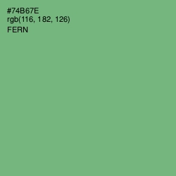 #74B67E - Fern Color Image