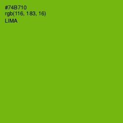 #74B710 - Lima Color Image