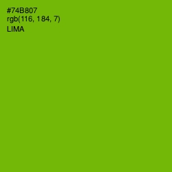 #74B807 - Lima Color Image