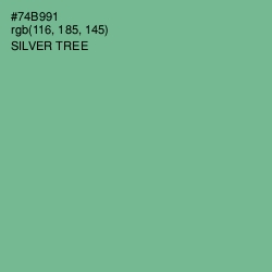 #74B991 - Silver Tree Color Image