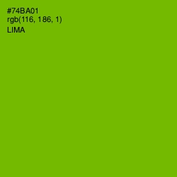 #74BA01 - Lima Color Image