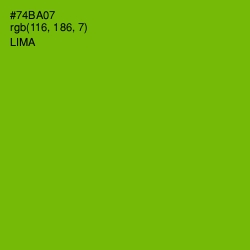 #74BA07 - Lima Color Image