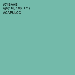 #74BAAB - Acapulco Color Image