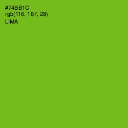 #74BB1C - Lima Color Image