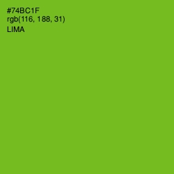 #74BC1F - Lima Color Image