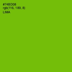 #74BD08 - Lima Color Image