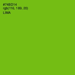 #74BD14 - Lima Color Image