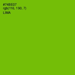 #74BE07 - Lima Color Image