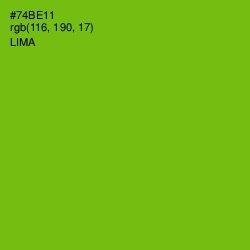 #74BE11 - Lima Color Image