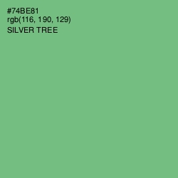 #74BE81 - Silver Tree Color Image