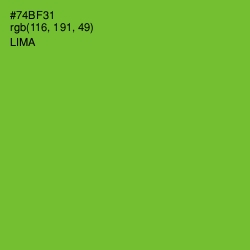 #74BF31 - Lima Color Image