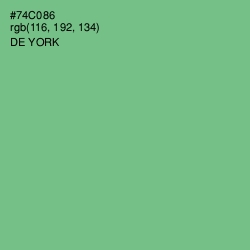 #74C086 - De York Color Image