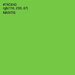 #74C843 - Mantis Color Image