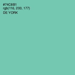 #74C8B1 - De York Color Image
