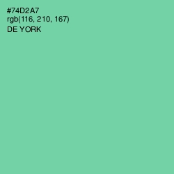 #74D2A7 - De York Color Image