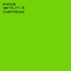 #74D308 - Chartreuse Color Image