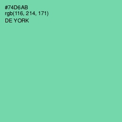 #74D6AB - De York Color Image