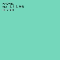 #74D7BC - De York Color Image